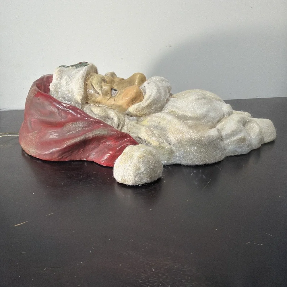 Vintage Large Paper Mache Santa Face 16